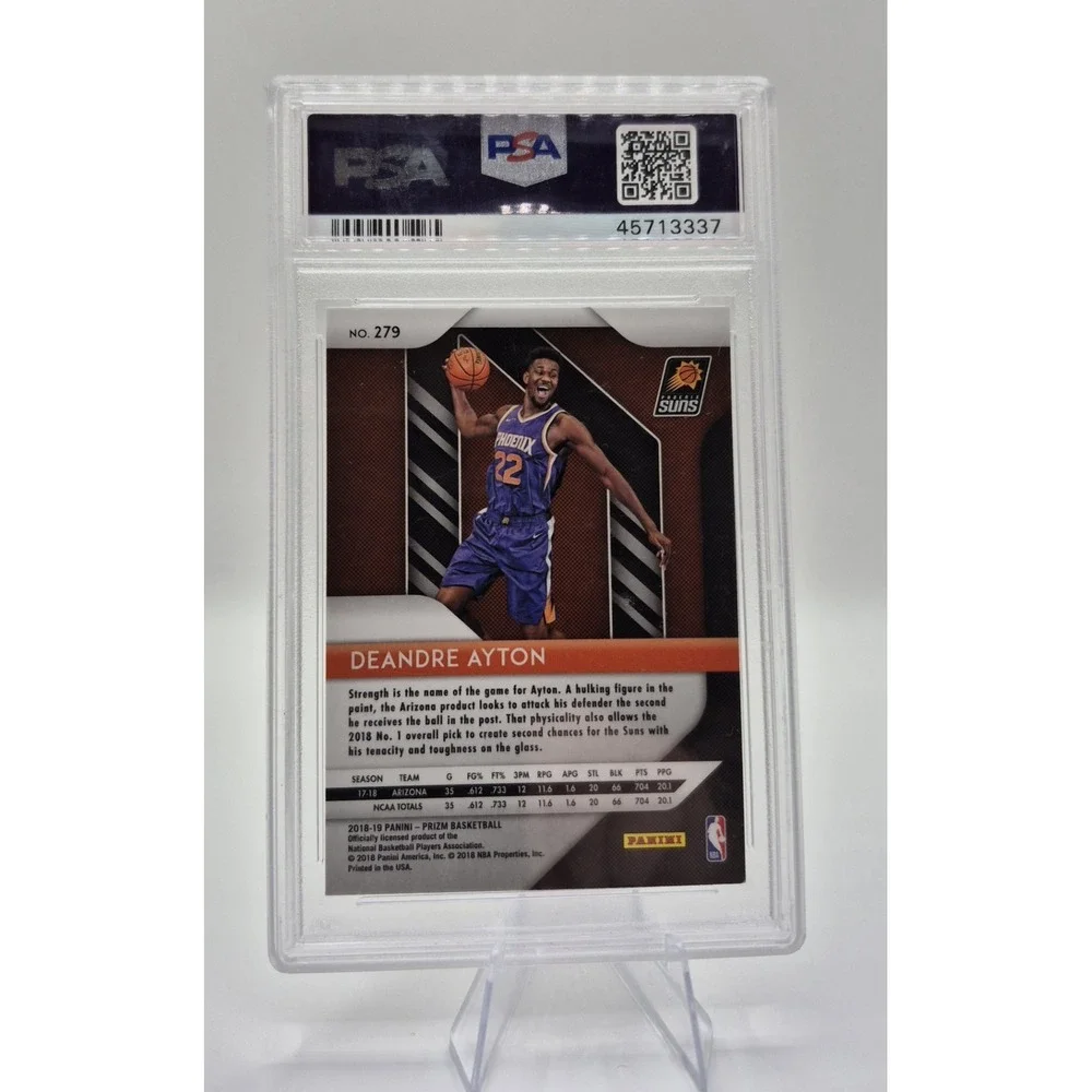 2018-19 Panini Prizm‎ DeAndre Ayton #279 PSA 9 (RC) Phoenix Suns (See Pics)